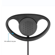 RETEVIS RE-3224 K 2 Pin D-type Earhook Earphone Microphone for H777/RT21/RT22/RT24/RT1/ RT3/RT81