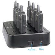 RETEVIS RTC22 Multi-function Six-Way Walkie Talkie Charger for Retevis RT22, US Plug