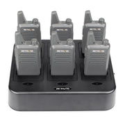 RETEVIS RTC22 Multi-function Six-Way Walkie Talkie Charger for Retevis RT22, US Plug