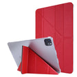 For iPad Air 13 2025 / 2024 / iPad Pro 12.9 2022 / 2021 Silk Texture Horizontal Deformation Flip Leather Tablet Case with Holder(Red) - iPad Pro 12.9 (2022/2021) Cases by PMC TechLife | Online Shopping South Africa | PMC TechLife | Buy Now Pay Later Mobicred