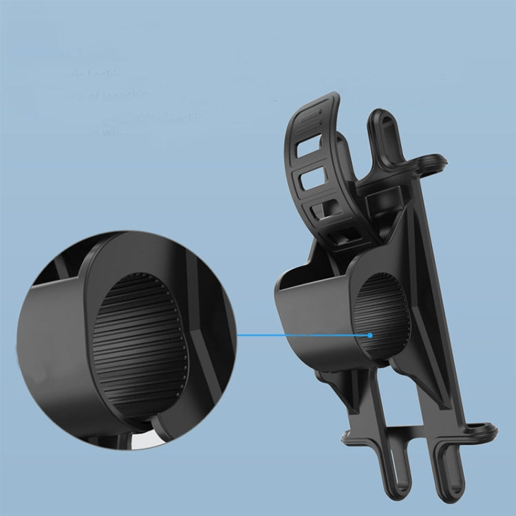 Silica Gel Bicycle Universal Phone Holder(Black)