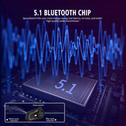 WUPP CS-1412C1 Bluetooth 5.1 S2 Motorcycle Helmet Full Duplex Bluetooth Intercom Headset Earphone(Grey)