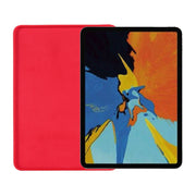 Solid Color Liquid Silicone Shockpoof Tablet Case For iPad Air 11 2024 / Air 2022 / 2020 10.9(Red)