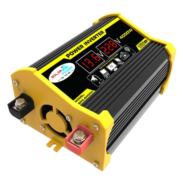 Legend II Generation 12V to 110V 4000W Modified Square Wave Car Power Inverter(Black)