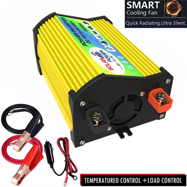 Legend I Generation DC12V to AC110V 3000W Modified Square Wave Car Power Inverter(Yellow)