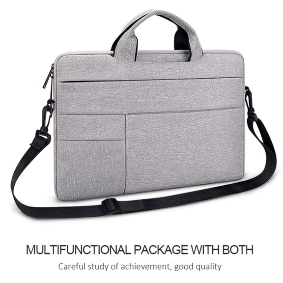 ND05SDJ Oxford Cloth + Nylon Laptop Portable Shoulder Bag, Size:13.3 inch(Black)
