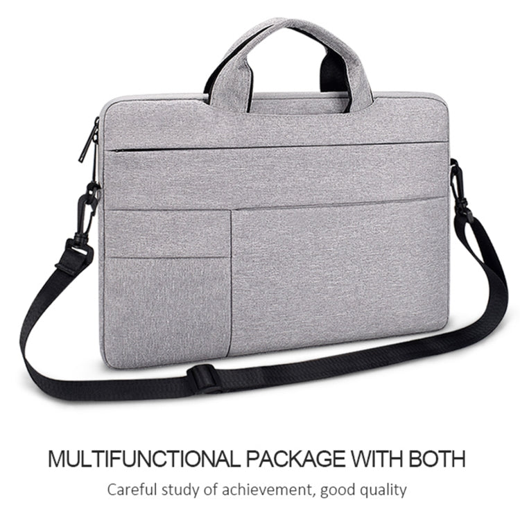 ND05SDJ Oxford Cloth + Nylon Laptop Portable Shoulder Bag, Size:13.3 inch(Black)