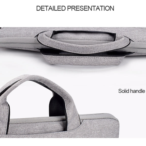 ND05SDJ Oxford Cloth + Nylon Laptop Portable Shoulder Bag, Size:15.6 inch(Deep Space Gray)