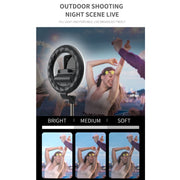 Q07 6 Inch Ring Light Portable Bluetooth Selfie Stick Tripod