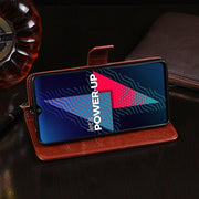 For Wiko Power U30 idewei Crazy Horse Texture Horizontal Flip Leather Case with Holder & Card Slots & Wallet(Brown)