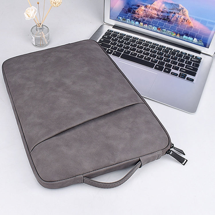 ND08 Sheepskin Notebook Iner Bag, Size:14.1-15.4 inch(Pink)