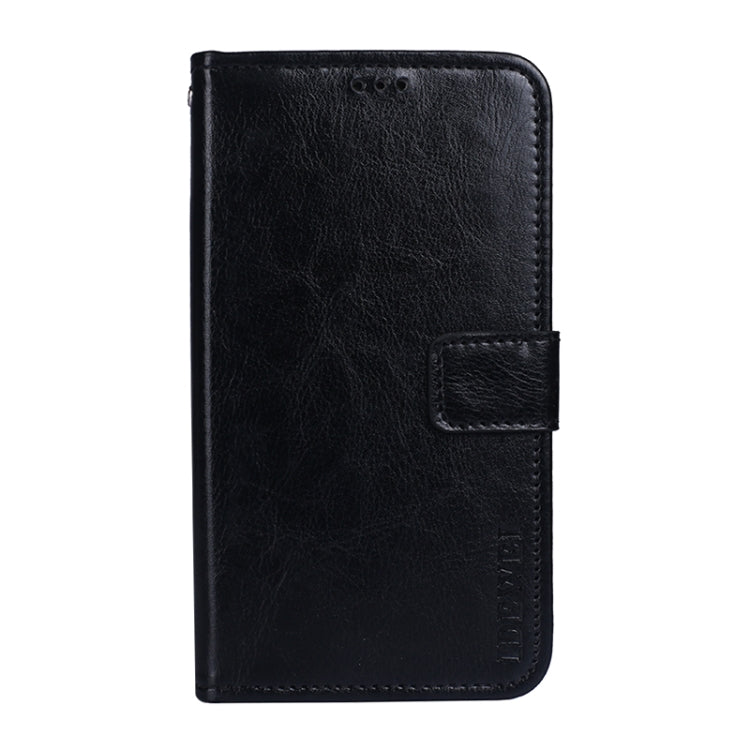 For Lenovo K13 Note idewei Crazy Horse Texture Horizontal Flip Leather Case with Holder & Card Slots & Wallet(Black)