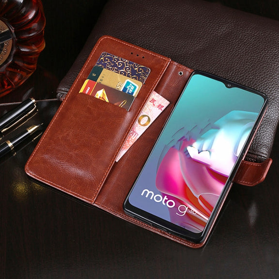 For Lenovo K13 Note idewei Crazy Horse Texture Horizontal Flip Leather Case with Holder & Card Slots & Wallet(Yellow)