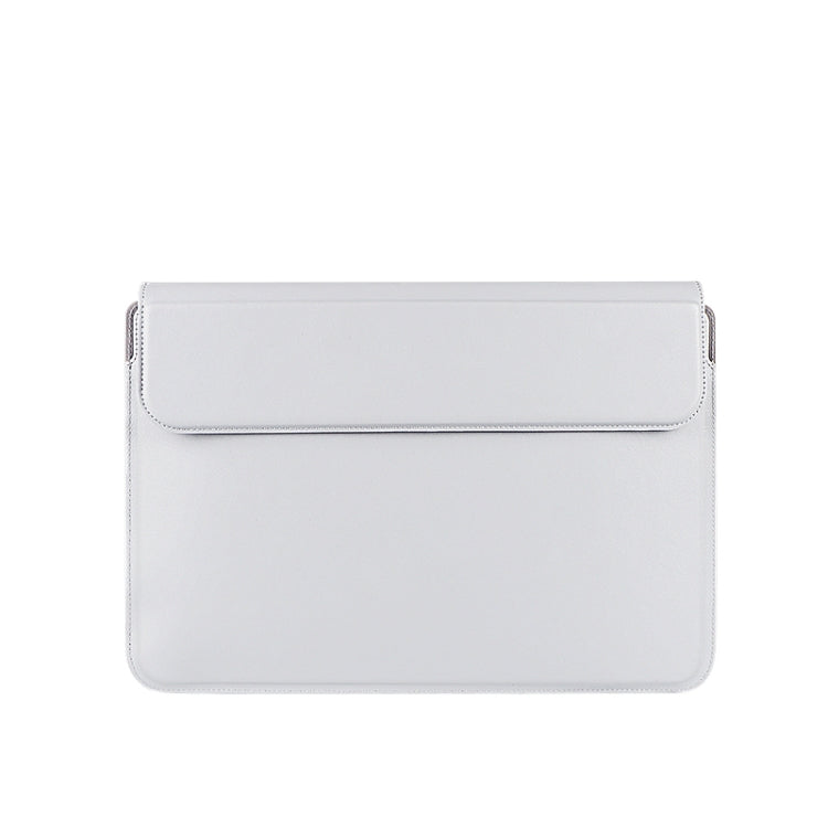 PU08 Multifunctional Notebook PU Liner Bag, Size:13.3 inch(Silver Gray)
