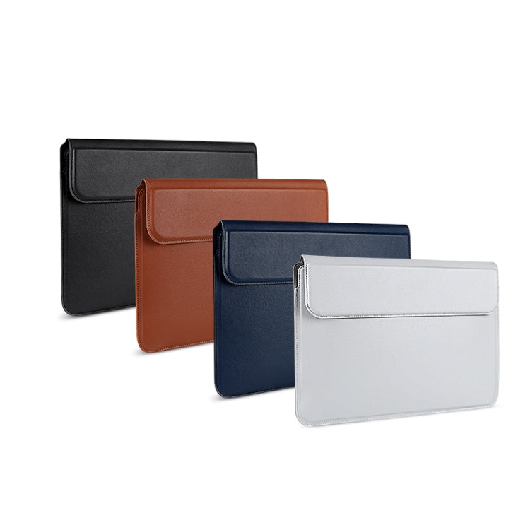 PU08 Multifunctional Notebook PU Liner Bag, Size:13.3 inch(Black)