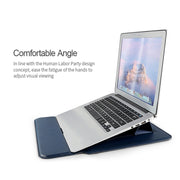 PU08 Multifunctional Notebook PU Liner Bag, Size:13.3 inch(Black)