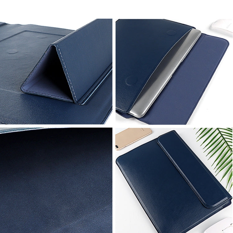 PU08 Multifunctional Notebook PU Liner Bag, Size:13.3 inch(Black)