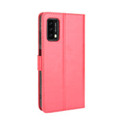 For Blackview A90 Crazy Horse Texture Horizontal Flip Leather Case with Holder & Card Slots & Lanyard(Red)