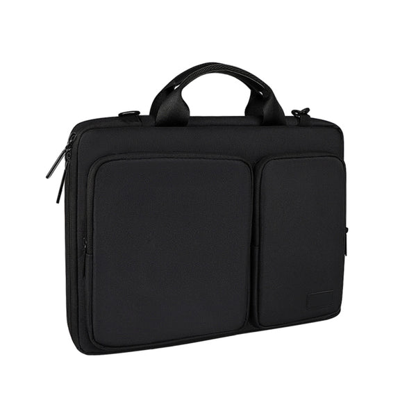 ST11 Polyester Thickened Laptop Bag with Detachable Shoulder Strap, Size:13.3 inch(Black)