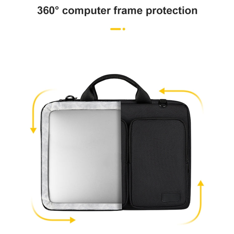 ST11 Polyester Thickened Laptop Bag with Detachable Shoulder Strap, Size:13.3 inch(Pink)