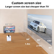 WEJOY Y2 1920x1080P 100 ANSI Lumens Portable Home Theater LED HD Digital Projector, ouch Control Version, Android 9.0, 2G+16G, EU Plug