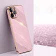 For iPhone 11 Pro XINLI Straight 6D Plating Gold Edge TPU Shockproof Case (Cherry Purple) - iPhone 11 Pro Cases by XINLI | Online Shopping South Africa | PMC TechLife