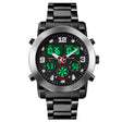 SKMEI 1642 Three-time Display Luminous Electronic Watch, Support Alarm Clock(Silver) - free shipping - PMC TechLife - Order now!