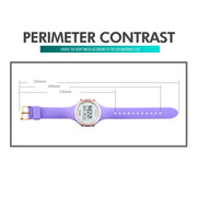 SKMEI 1720 Round Dial LED Digital Display Luminous Silicone Strap Electronic Watch(Light Green)
