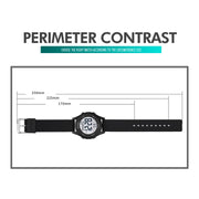 SKMEI 1758 Multifunctional LED Digital Display Luminous Silicone Strap Electronic Watch(Black Silver)