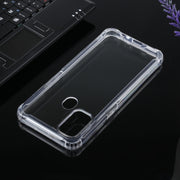 For OPPO A53 / A32 Four-corner Shockproof Transparent TPU + PC Protective Case