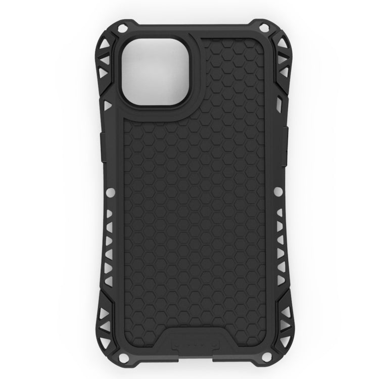 For iPhone 13 mini R-JUST AMIRA Shockproof Dustproof Water-resistant Metal Protective Case (Black)