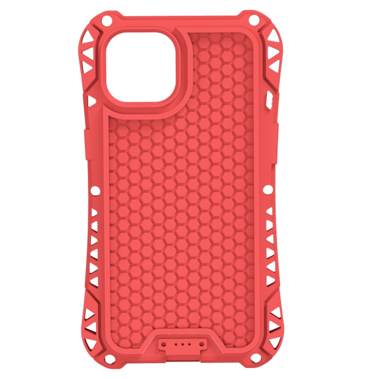 For iPhone 13 R-JUST AMIRA Shockproof Dustproof Water-resistant Metal Protective Case(Red)