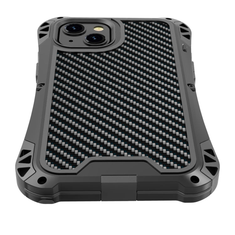 For iPhone 13 R-JUST AMIRA Shockproof Dustproof Water-resistant Metal Protective Case(Red)