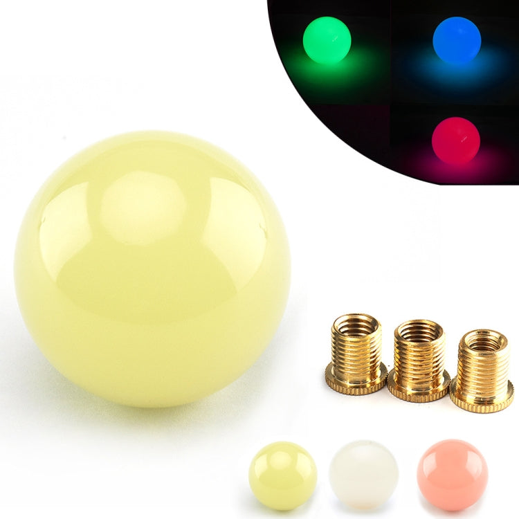 SK-1042 Universal Car Round Luminous Shift Knob with Adapters(Grenn)