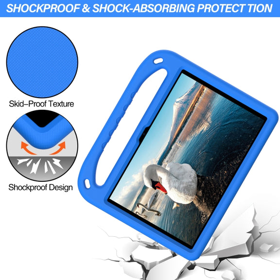 For Huawei Enjoy Tablet 2 / MatePad T10 / T10s Portable Handle EVA Shockproof Anti Falling Protective Case with Triangle Holder(Blue)