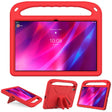 For Lenovo Tab P11 TB-J606F / Tab P11 Plus TB-J607F Portable Handle EVA Shockproof Anti Falling Protective Case with Triangle Holder(Red) - Lenovo by PMC TechLife | Online Shopping South Africa | PMC TechLife | Buy Now Pay Later Mobicred