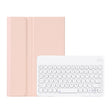 Y0N5 TPU Tablet Case Lambskin Texture Round Keycap Bluetooth Keyboard Leather Tablet Case with Holder For Xiaomi Pad 5 / 5 Pro(Pink) - Others Keyboard by PMC TechLife | Online Shopping South Africa | PMC TechLife