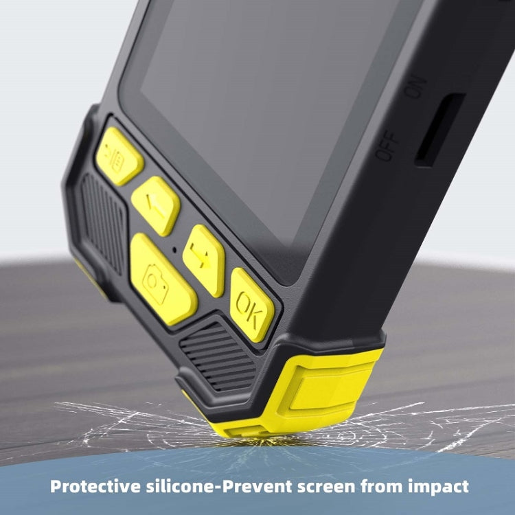Y19 8mm Single Lens Hand-held Hard-wire Endoscope with 4.3-inch IPS Color LCD Screen, Cable Length:10m(Yellow)