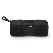 New Rixing NR-9011 Bluetooth 5.0 Portable Outdoor Wireless Bluetooth Speaker(Black)