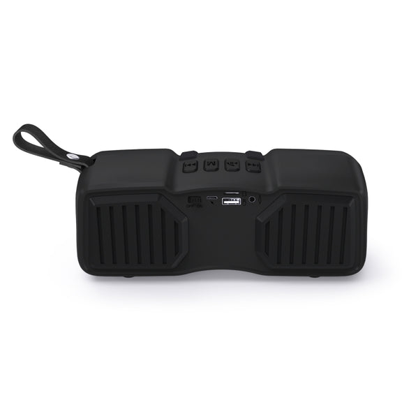 New Rixing NR-9011 Bluetooth 5.0 Portable Outdoor Wireless Bluetooth Speaker(Grey)
