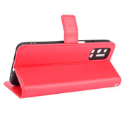 For Doogee N40 Pro Crazy Horse Texture Horizontal Flip Leather Case with Holder & Card Slots & Lanyard(Red)