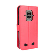 For Doogee S86 / S86 Pro Crazy Horse Texture Horizontal Flip Leather Case with Holder & Card Slots & Lanyard(Red)
