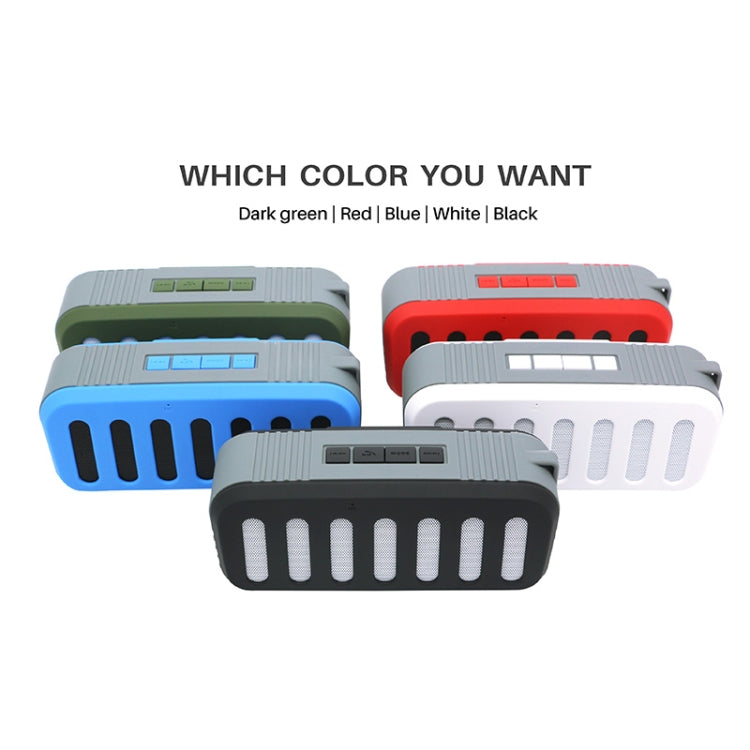 NewRixing NR-2013 TWS Car Exhaust Duct-shaped Bluetooth Speaker(Blue)