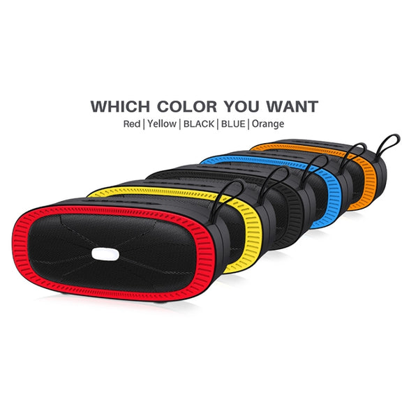 NewRixing NR-4022 TWS Two-color Bluetooth Speaker with Handle(Blue)