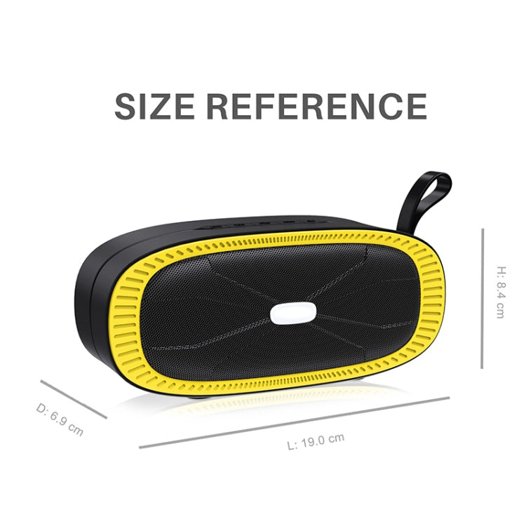 NewRixing NR-4022 TWS Two-color Bluetooth Speaker with Handle(Red)