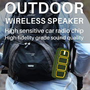 NewRixing NR-5018 Outdoor Portable Bluetooth Speaker, Support Hands-free Call / TF Card / FM / U Disk(Black)