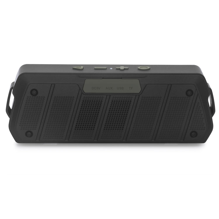 NewRixing NR-5000 IPX5 High Fidelity Bluetooth Speaker, Support Hands-free Call / TF Card / FM / U Disk(Grey)