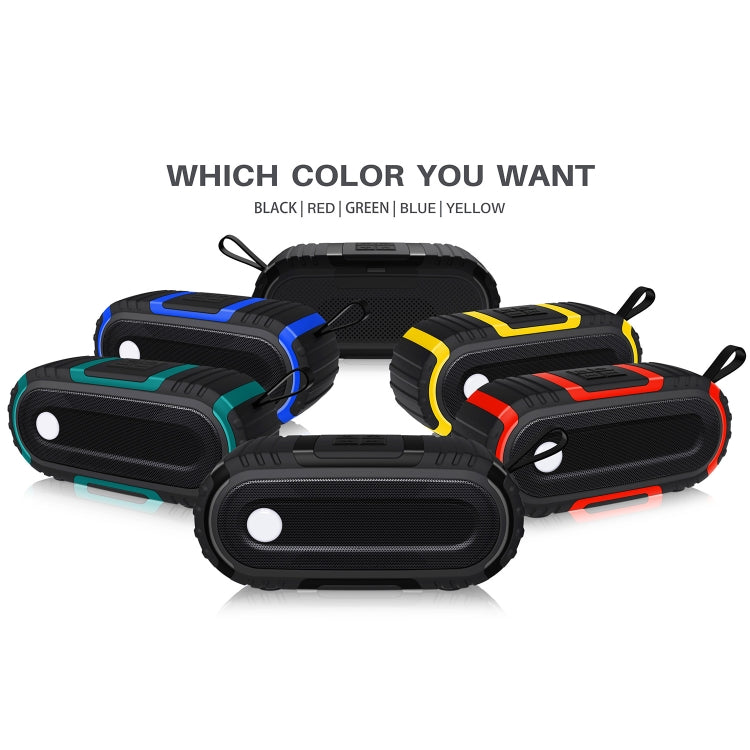 NewRixing NR-5016 Outdoor Splash-proof Water Bluetooth Speaker, Support Hands-free Call / TF Card / FM / U Disk(Black)