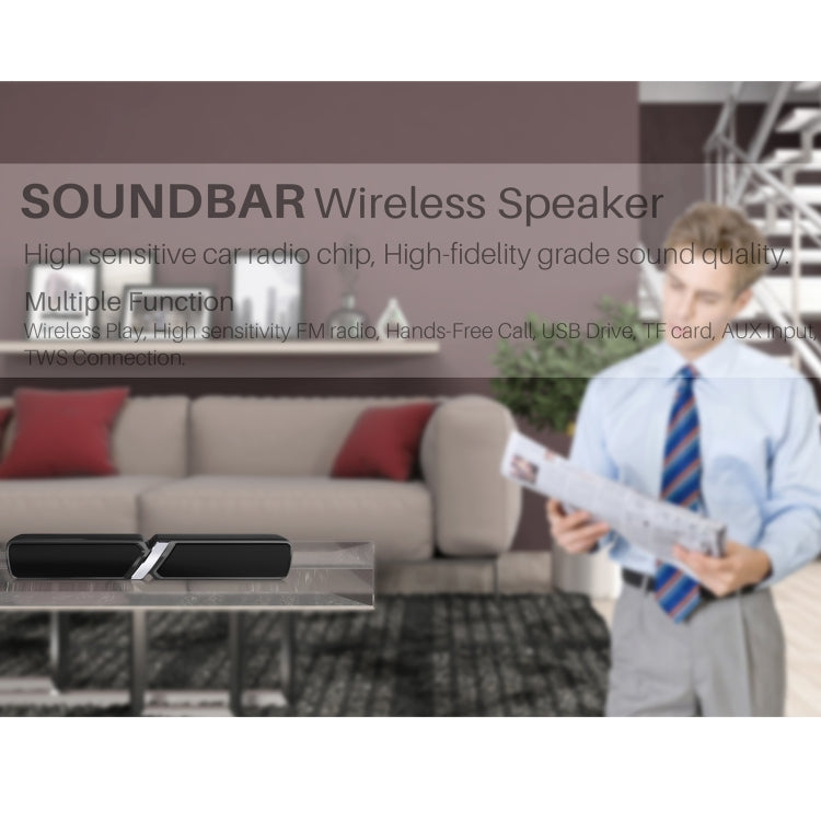 NewRixing NR-6017 Outdoor Portable Bluetooth Speaker, Support Hands-free Call / TF Card / FM / U Disk(Red)