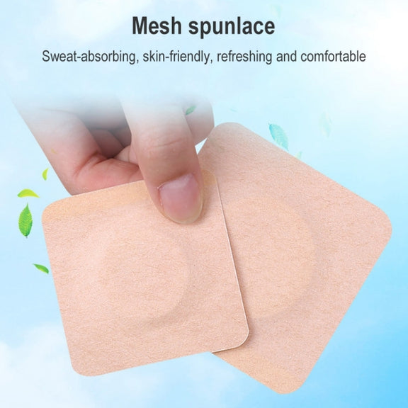 100 PCS 042 Spunlace Non-woven Stickers Anti-osmosis Three-volt Belly Button Plaster, Size:8x8x4cm(Square)